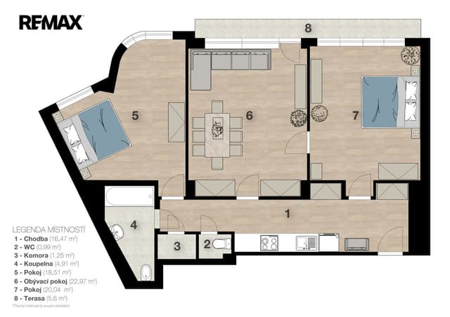 Prodej bytu 3+kk, 88 m2, Praha