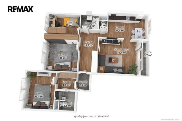 Prodej bytu 4+1, 101 m2, Mladá Boleslav