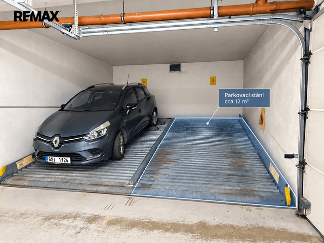 Pronájem garážového stání, 12 m2, Praha